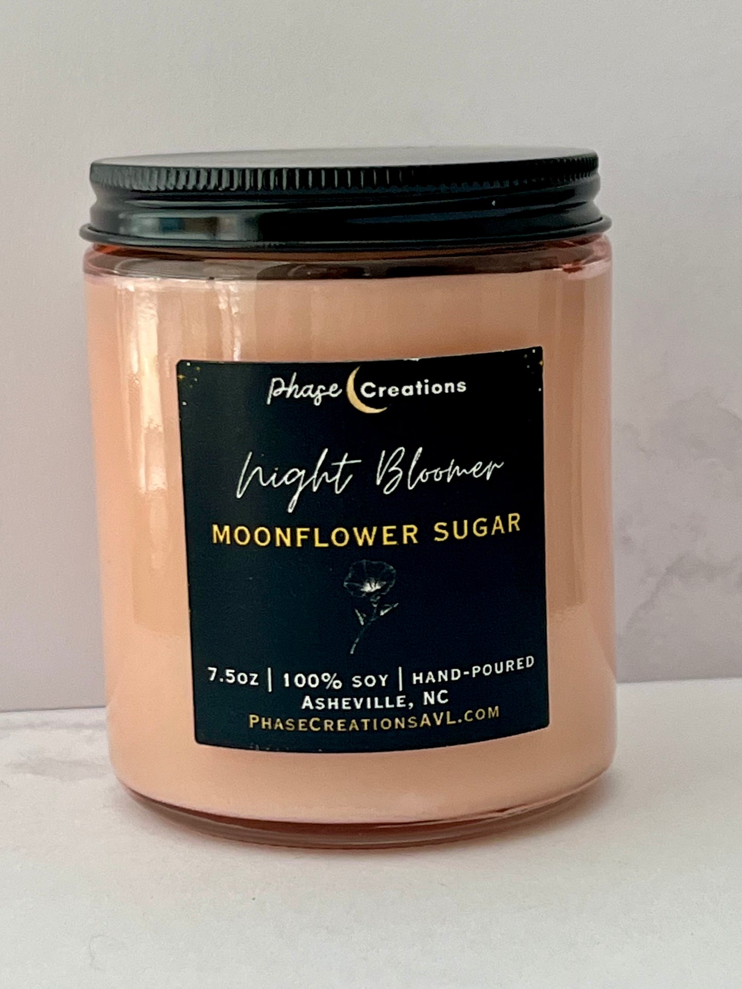 NIGHT BLOOMER ~ Moonflower Sugar | Hand-poured Premium Soy Candle