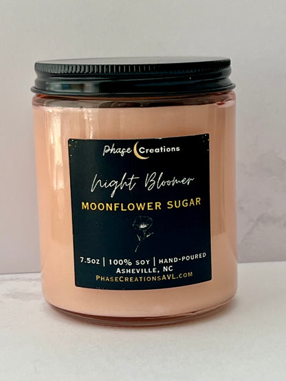 NIGHT BLOOMER ~ Moonflower Sugar | Hand-poured Premium Soy Candle