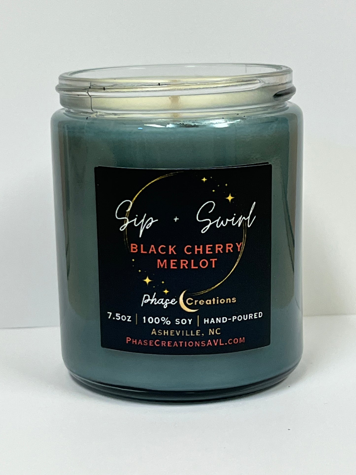 SIP + SWIRL ~ Black Cherry Merlot | Hand-poured Premium Soy Candle