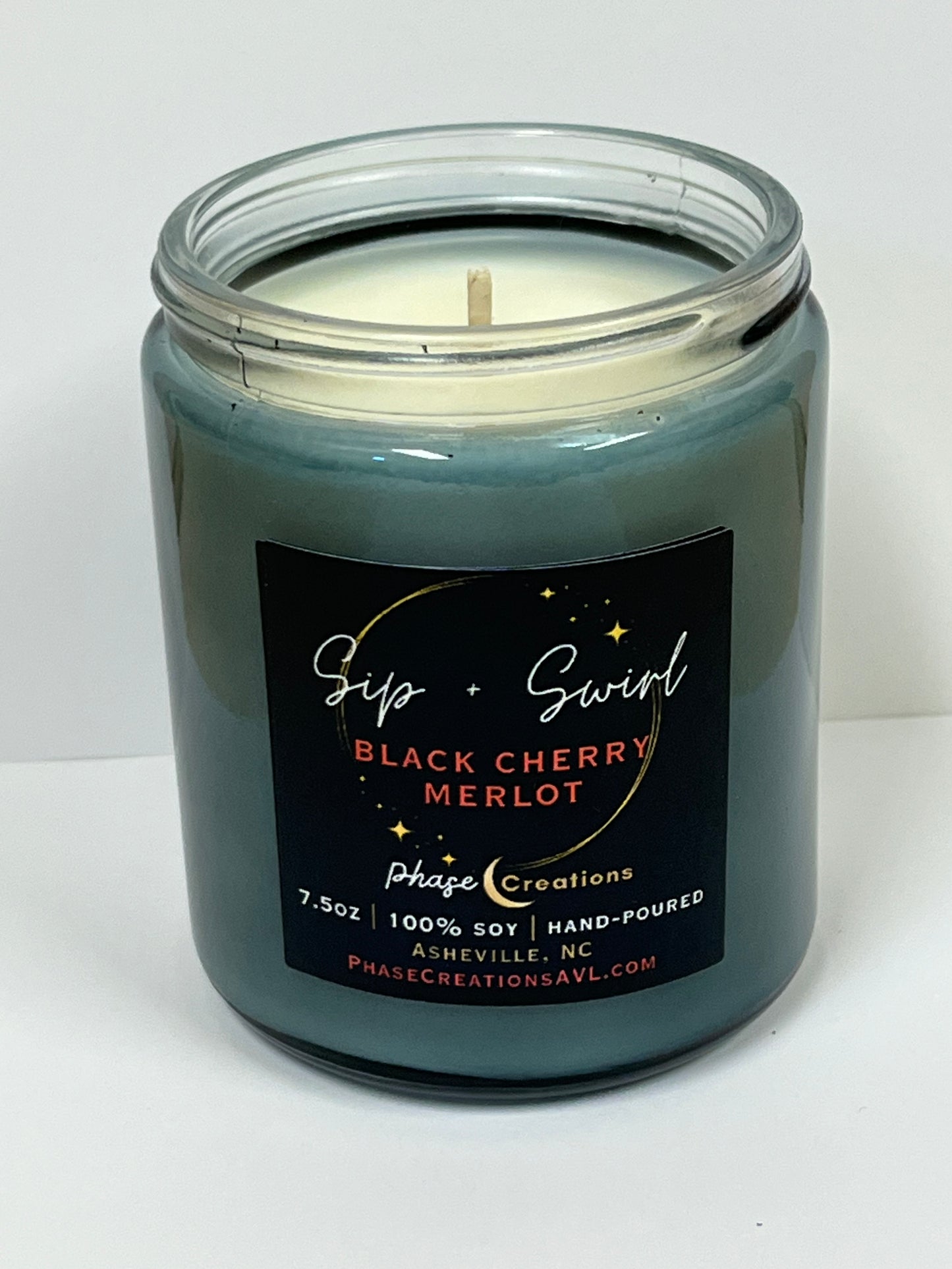 SIP + SWIRL ~ Black Cherry Merlot | Hand-poured Premium Soy Candle