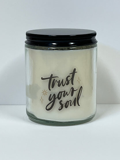 TRUST YOUR SOUL✨ ~ Sea Lily | Hand-poured Premium Soy Candle