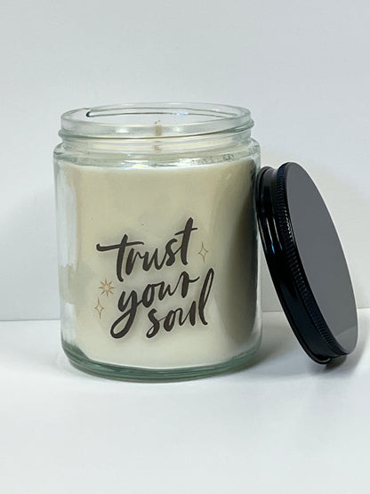 TRUST YOUR SOUL✨ ~ Sea Lily | Hand-poured Premium Soy Candle