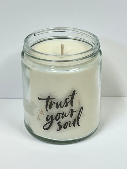 TRUST YOUR SOUL✨ ~ Sea Lily | Hand-poured Premium Soy Candle