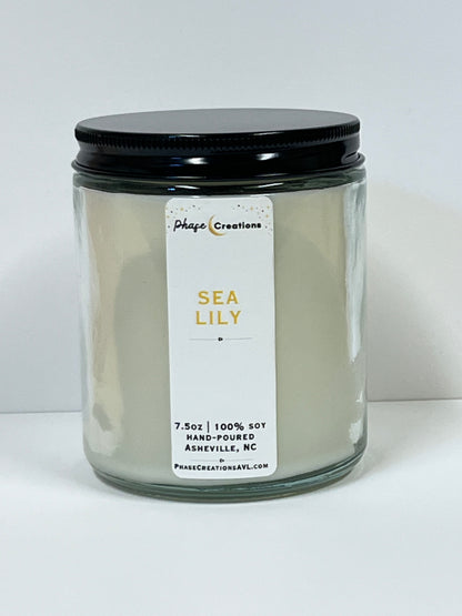 TRUST YOUR SOUL✨ ~ Sea Lily | Hand-poured Premium Soy Candle