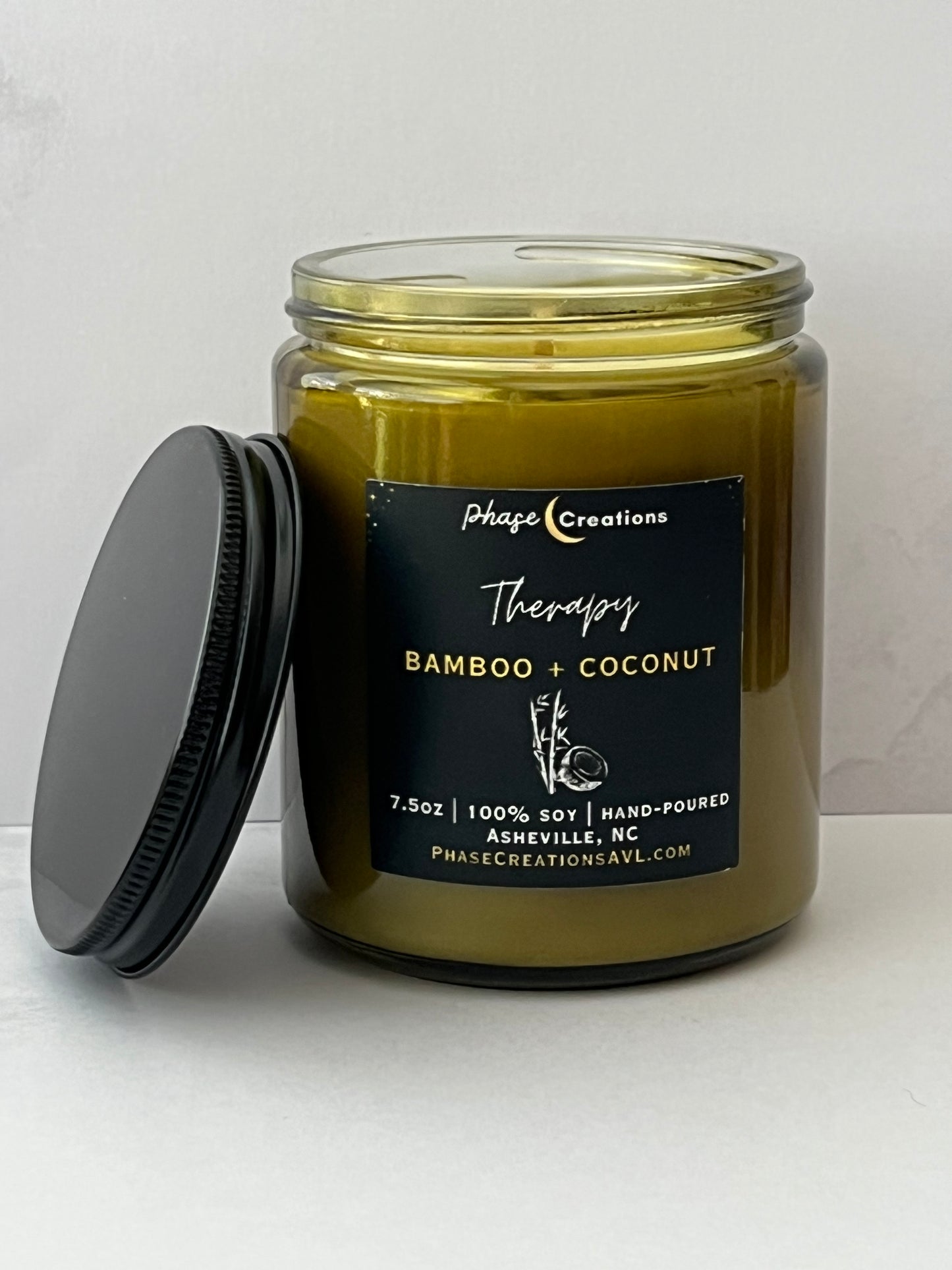 THERAPY ~ Bamboo + Coconut | Hand-poured Premium Soy Candle